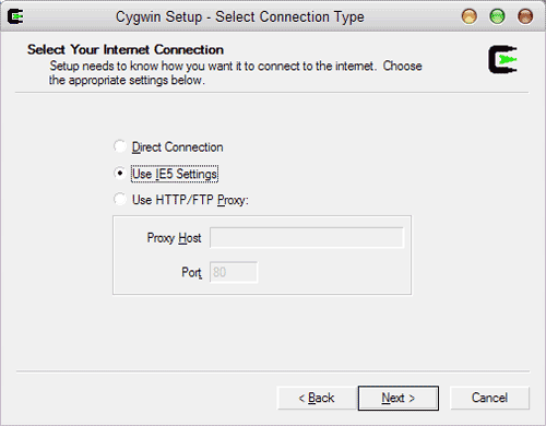 How to connect to the download source